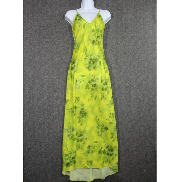Zara Green Printed Blogger Favorite Backless Maxi Dress size XS - Picture 3 of 7